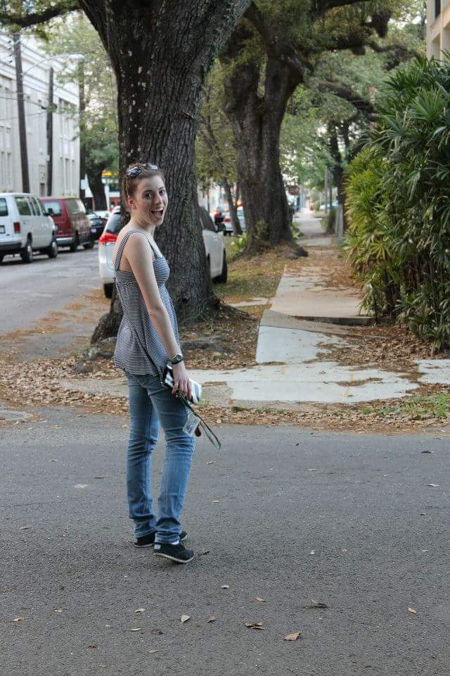 Posing Mid-Street in Front of Dilapidated Sidewalk | © Jackie Draft