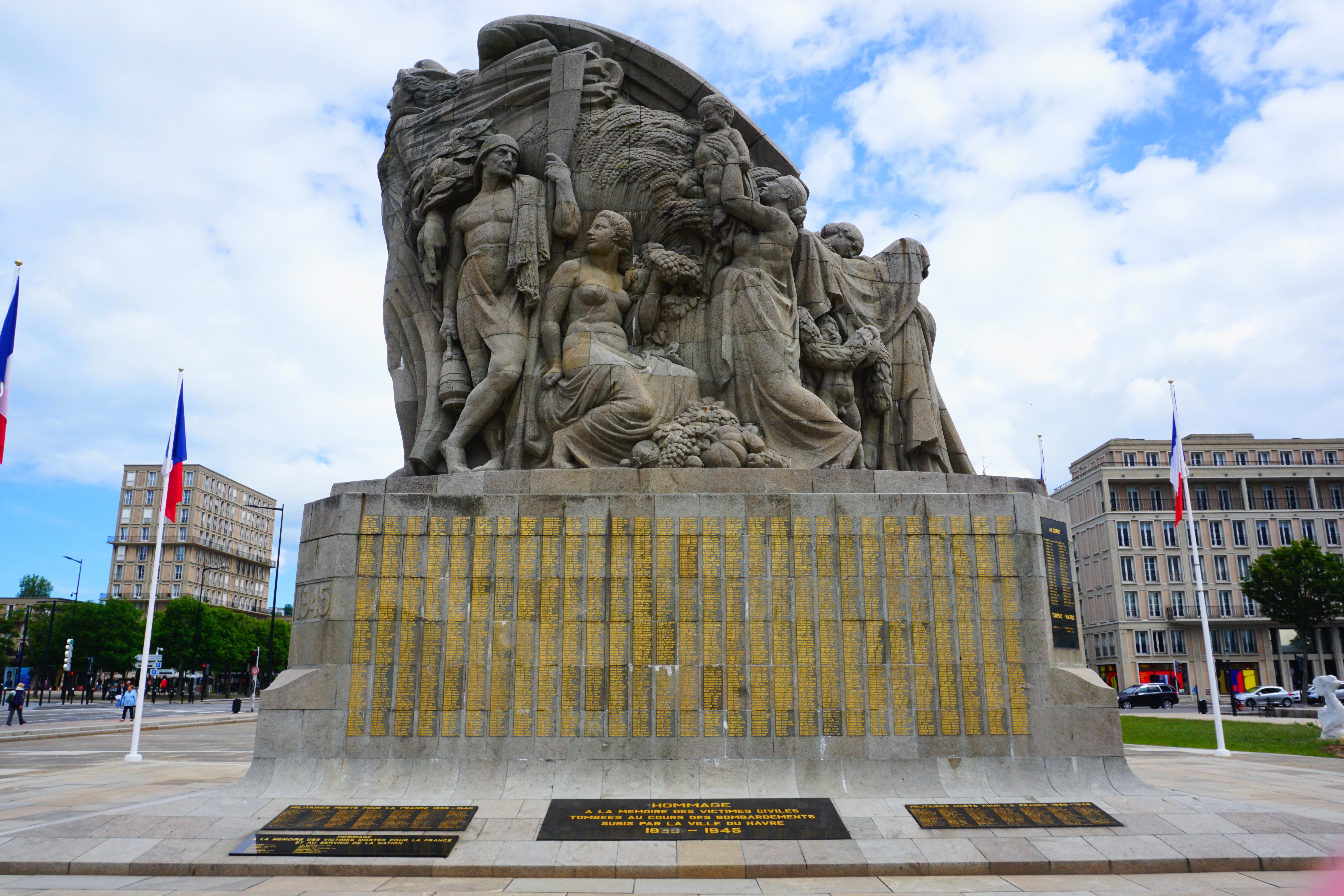 Le Havre, World War I, World War II, memorial