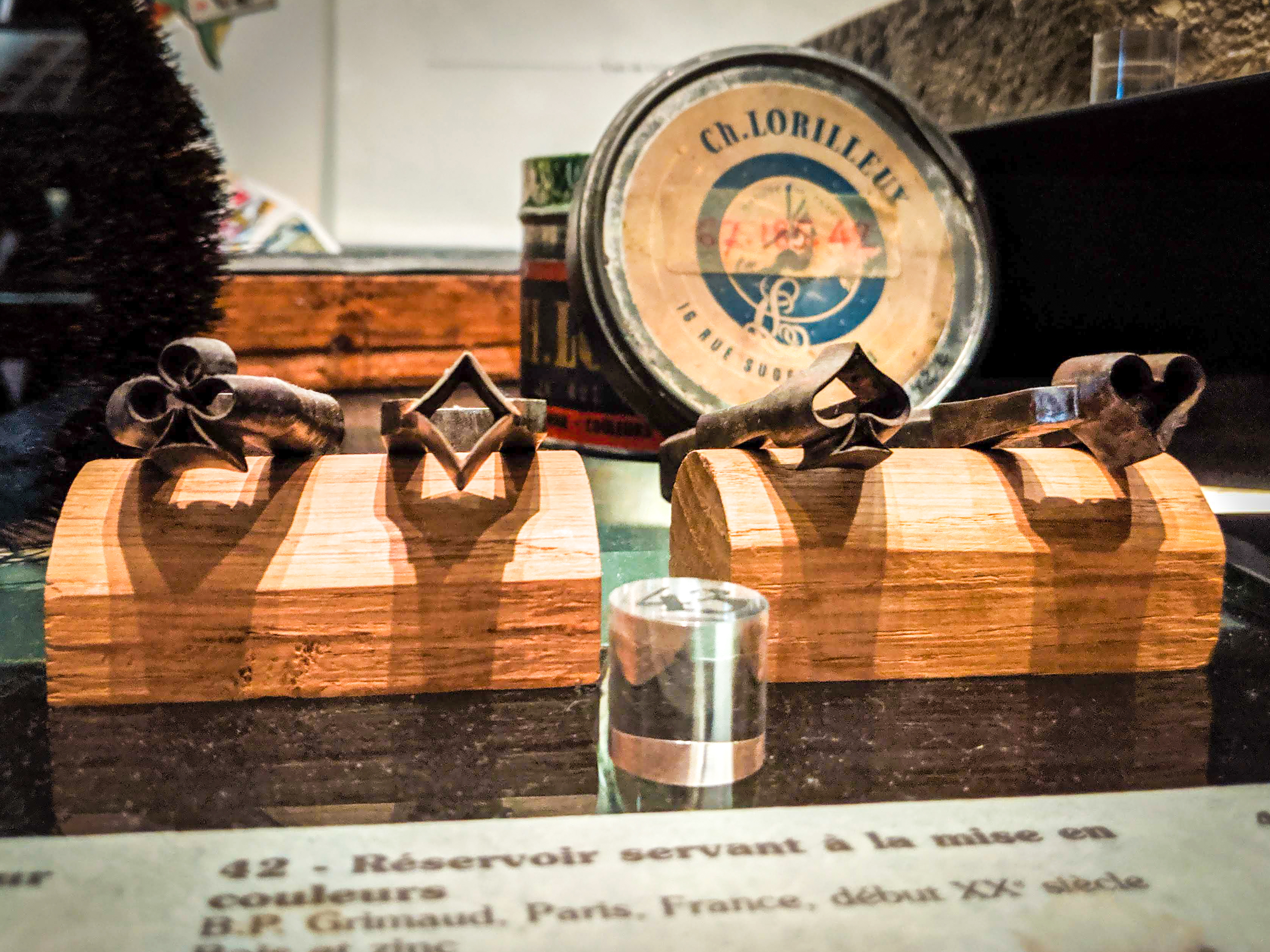 Musée Français de la Carte à Jouer, playing cards, Paris, Issy-les-Moulineaux, tools