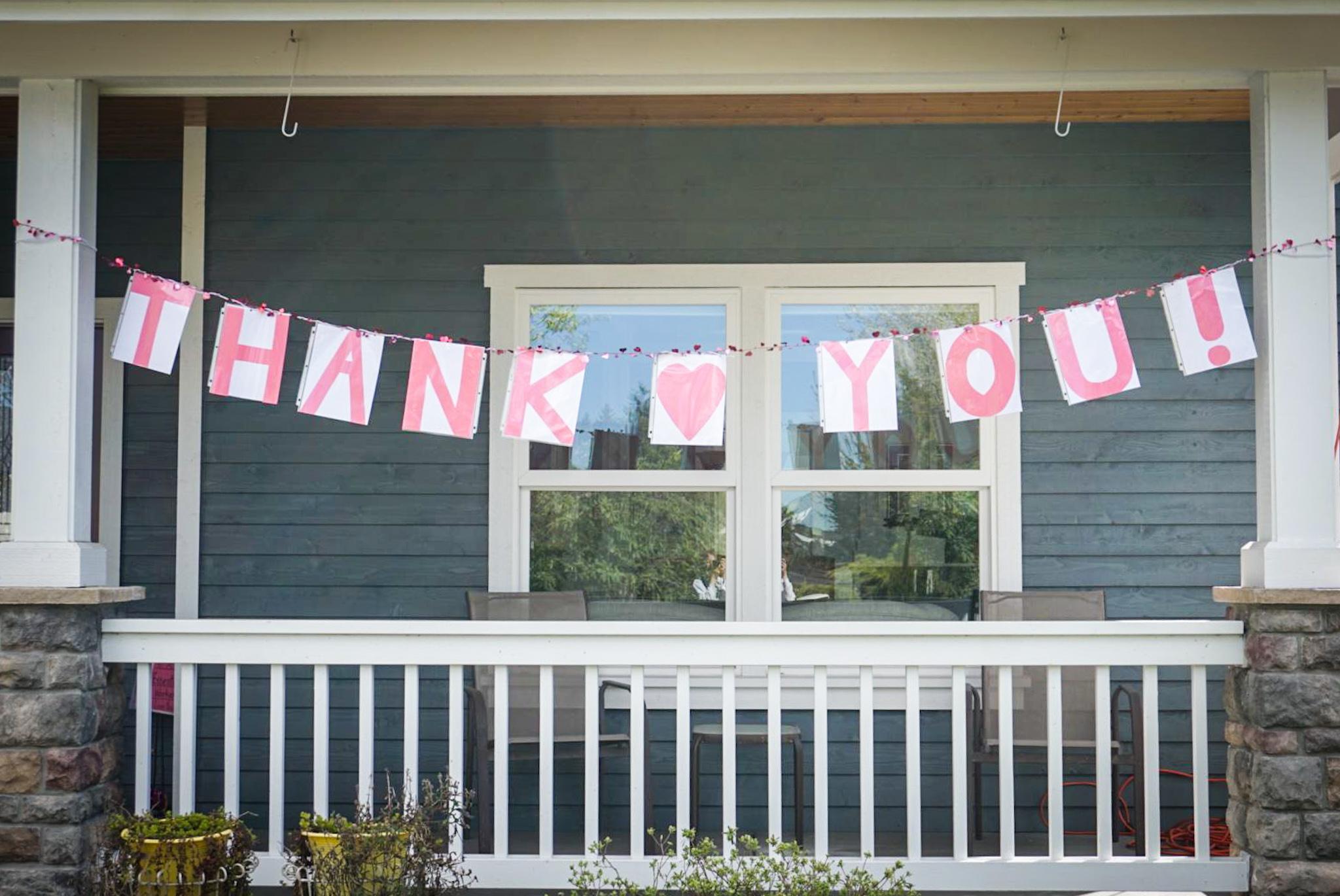 Thank you, healthcare heroes, covid-19, coronavirus, essential workers